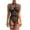 Black-G, variant on Women's Fashion Zipper Slimming Temperament Solid Color Long-sleeved Shapewear Khaki Shapewear Tummy Control