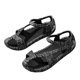 thumbnail image 5 of Bmisegm Sandals Men's Summer EVA Woven Straw Shoes Retro Ethnic Style Couples Beach Handmade Shoes Large Size Sandals Womens Sandals Summer Silver 7, 5 of 9