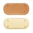 thumbnail image 1 of 2x Bolsas Hechas a Bricolaje Yinane Piezas de Fabricación de Bolsos de Inserción de Alfombrilla Inferior Marrón Albaricoque, 1 of 8