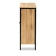 thumbnail image 6 of Bowery Hill Brown and Black Finished 1-Door Shoe Storage Cabinet, 6 of 11