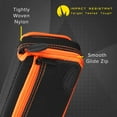 thumbnail image 4 of Casemaster Plazma Plus Dart Case Black with Orange Zipper and Phone Pocket, 4 of 10
