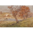 thumbnail image 2 of Steele, Theodore Clement 14x11 White Modern Wood Framed Museum Art Print Titled - Landscape, 2 of 4