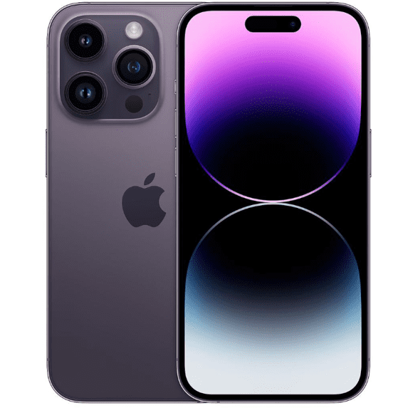 Pre-Owned Apple iPhone 14 Pro: Unlocked, 128GB Storage, Deep Purple
