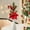 A, variant on VVQ Artificial Green Branches Rattan Cones Christmas Wall Pendants, Simulation Pine Branches Cones for Holiday Scene Layout, Festive Decor Props for Christmas Party Home Wall Hanging