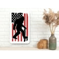 thumbnail image 3 of Bigfoot American Flag | Funny Sign for Cabin or Man Cave Decor, 3 of 4