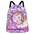 thumbnail image 2 of Mochila de natación para niños con bolsa de cordón de separación seca y húmeda, 2 of 11