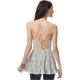 thumbnail image 2 of Blusa tipo túnica con gradas Aeropostale para mujer, beige, extragrande, 2 of 3