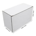 thumbnail image 2 of LEORX 10Pack Carton Box for Transportation and Storage 6.3X3.9X3.1in White Corrugated, 2 of 8