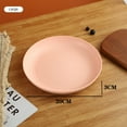 thumbnail image 1 of 20cm Wheat Fiber Dinner Plate Round Plates Original Fruit Salad Pasta Steak Dessert Unbreakable Tableware, 1 of 5