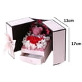 thumbnail image 2 of Día de San Valentín, cumpleaños, cajón de rosas con luces, caja de regalo de flores eternas de doble puerta, 2 of 5