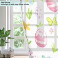 thumbnail image 4 of Yayeee Window Curtains Light Filtering 63"x52" Grommet Panel Pair Home Living Room Decor, Colorful Easter Eggs, 4 of 7