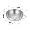 thumbnail image 2 of Korean Ramen Pot, Stainless Steel Ramen Cooking Pot with Double Handles, Fast Heating Noodle Pot Small Stockpots for Soup, Noodle, Pasta, Dishwasher Safe, 2 of 6