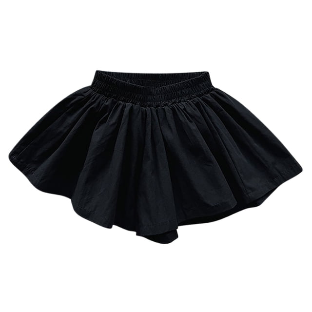 Timegard Toddler Baby Clothes for Girl Ruched Cute Loose Shorts Infant Solid Color Summer Fashion