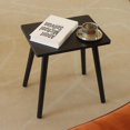 thumbnail image 2 of Side Table, Small Black End Table for Living Room Bedroom Office Small Spaces, Modern Accent Side Table Nightstand with Solid Wood, Easy Assembly, (Black), 2 of 6