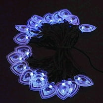 Solar Heart Shaped String Lights 20FT 30LED Clear Love Heart Fairy String Valentine Day Decoration Fairy Lights for Home Garden Christmas Valentine's Day Wedding Party