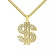 thumbnail image 5 of MATROOY Gold Color Dollar Sign Necklaces for Men Cuban Chain, Money Dollar Pendant, 5 of 7