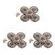 thumbnail image 1 of Injueey 5pcs Round Turquoise Buttons Screw Back For Bag Wallet Saddle Type1, 1 of 6