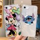 thumbnail image 4 of Funda transparente de Mickey, Minnie Mouse, Daisy, Pato Donald, Stitch para iPhone SE 2022 2020, iPhone 7, 6, 6S, 7, 8 Plus, 4 of 4