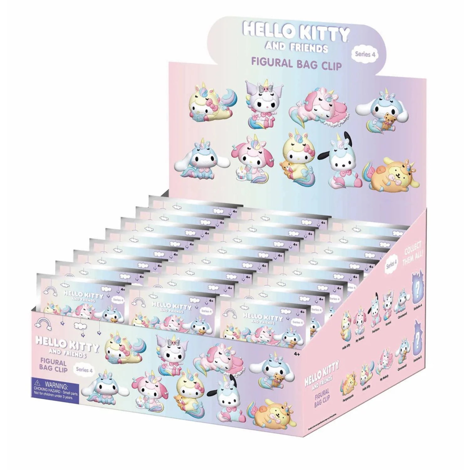 Hello Kitty Series 4 3D Foam Bag Clip | Mystery Blind Mini Item