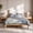 Natural, variant on Mid-Century Modern Platform Bed Frame with Upholstered Headboard, Solid Wood Slat Support, No Box Spring Needed, Easy Assembly, Full Size, Brown