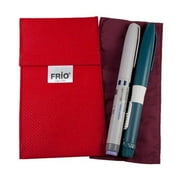 Angle View: FRIO Duo Pen Insulin Cooling Wallet Red 6 Pack