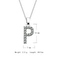 thumbnail image 3 of Dengmore Necklaces Fashion Women Gift 26 English Letter Name Chain Pendant Necklaces Jewelry, 3 of 3