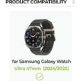 thumbnail image 4 of 4-Pack for 2024/2025 Samsung Galaxy Watch Ultra 47mm Tempered Glass Screen Protector Compatible with Galaxy Watch Ultra 47mm Bubble-Free 9H Hardness Protective Film, 4 of 5