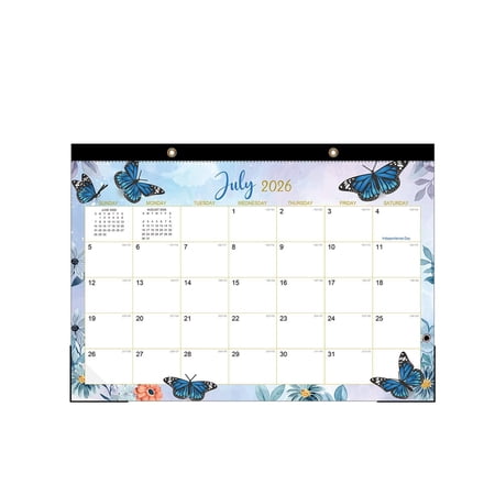 Cheapark Wall Calendar Monthly Schedule Planner,date range from Jun 2026 to Dec 2027,home office desktop wall mounted daily time management practical decor