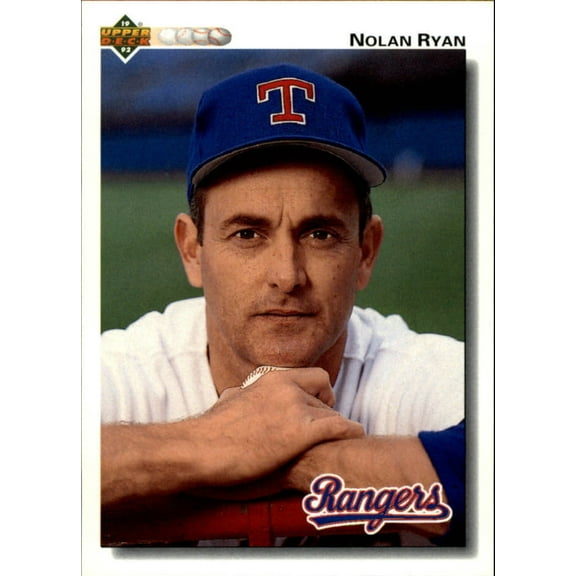 Nolan Ryan 1992 Upper Deck MLB #655 Baseball Card Texas Rangers