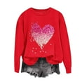 thumbnail image 4 of Elvqul Womens Sweatshirts Holiday Shirts Pullover Graphic Long Sleeve Casual Valentines Sweatshirts for Women, 4 of 6