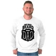 thumbnail image 3 of Big Bad Beard Dad Fathers Day Gift Men's Long Sleeve Tee T Shirt Brisco Brands S, 3 of 6