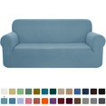thumbnail image 1 of CHUN YI 1-Piece Checks Stretch Sofa Cover Slipcover Couch Cover, 1 of 6