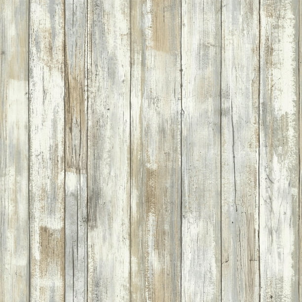 Roommates Distressed Wood L And Stick Wall Decor Wallpaper Com - Roommates Wall Decals Wood Planks