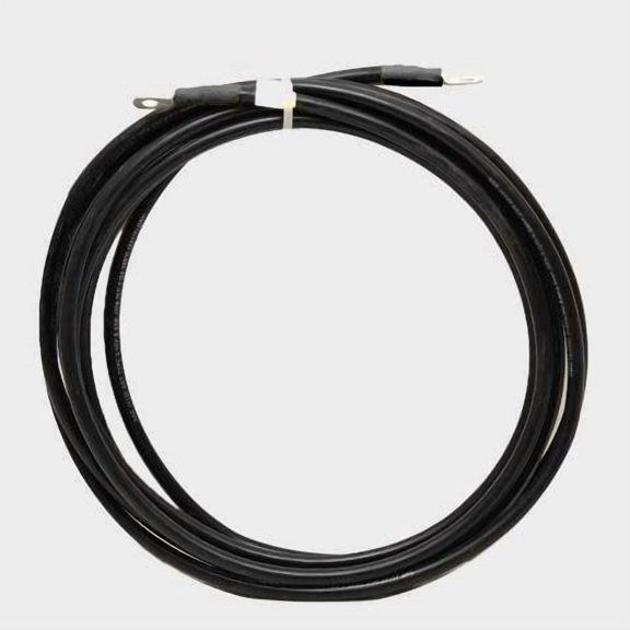 Triton Marine Boat Battery Cable | 4 AWG 12 Foot 5/16 Lugs Black