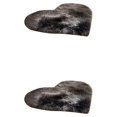 thumbnail image 1 of QualitChoice Home Living Room Bedroom Shaggy Floor Carpet Mat Soft Non- for slip Area Rugs deep gray 2Set, 1 of 6