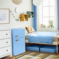 thumbnail image 3 of Avanti Retro Series Compact Refrigerator and Freezer, 3.1 cu. ft., in Robin Egg Blue (RMRT30X6BL-IS), 3 of 20
