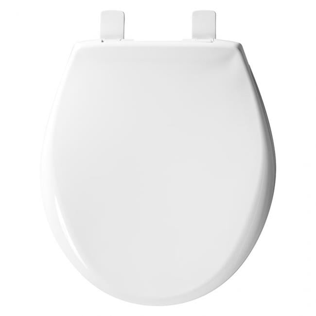 Mayfair 87SLOW000 White Round Slow Close Toilet Seat