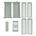 thumbnail image 4 of 2-Tier Under Sink Organizer with Pull Out Sliding Storage Drawer for Home Bathroom Kitchen White/Grey 14.57in, 4 of 26
