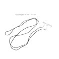 thumbnail image 2 of KAKOWELY 2 Pcs Colliers pour Femmes Fil Noir Pendentif Minimaliste Collier Bijoux, 2 of 8