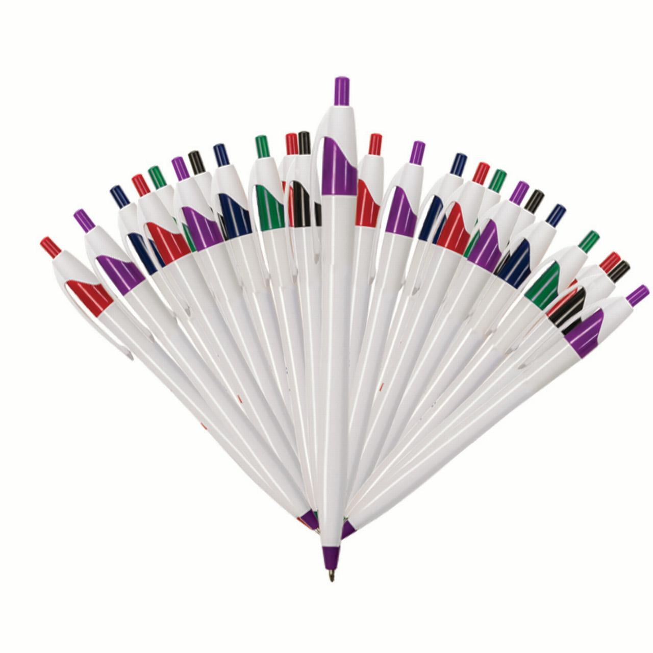 FARRYS WHOLESALE BULK PENS CONTOUR COLLECTION'' RETRACTABLE BALLPOINT