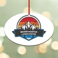 thumbnail image 3 of CafePress - Beaver Mountain Logan Canyon Utah - Oval Wood Ornament, 5.25"W x 3.5"H, 3 of 3