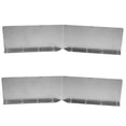 thumbnail image 4 of CRAFTHROU 2Pcs Gutter Downspout Splash Block for House Roof 15.7X3.5X0.8In Silver, 4 of 8