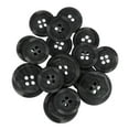 thumbnail image 2 of ButtonMode Regular Suit Buttons 16pc Set includes 4 Buttons measuring 20mm (3/4 Inch) for Jacket Front, 12 Buttons measuring 15mm (9/16 Inch) for Jacket Sleeves and Pants, Gray Dark, 16-Buttons, 2 of 5