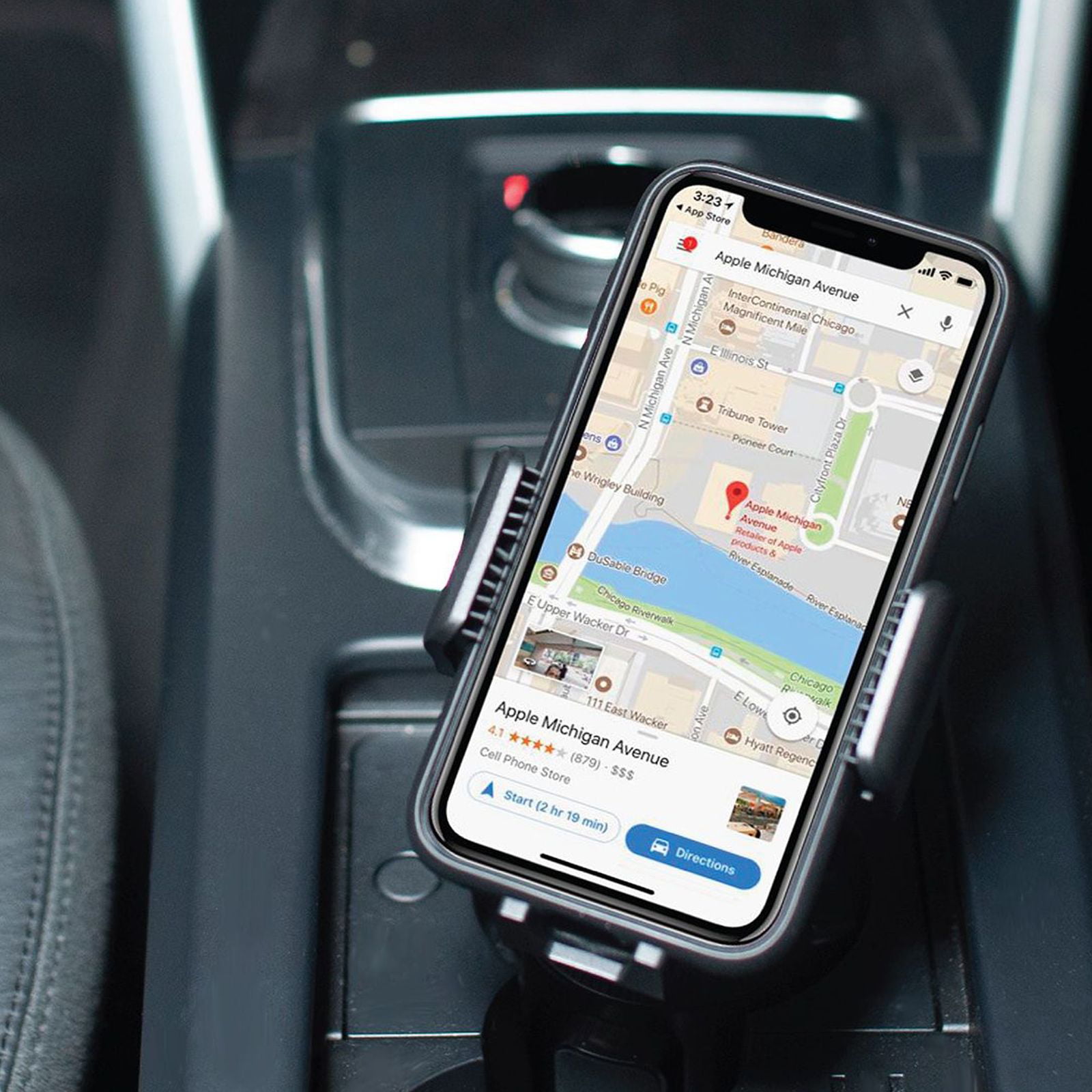 Insten Universal Adjustable Car Phone Mount Cup Holder Cradle