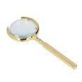 thumbnail image 3 of EOTVIA Handheld Magnifier Reading Magnifying Glass Metal Handle For Map Newspaper Seniors Gifts Golden,Handheld Magnifier,Reading Magnifier, 3 of 8