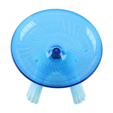Iuhan 2Pcs Hamster Exercise Wheel Flying Saucer Running DiscToyfor Small Pets Silent Spinner Hamster Wheel Cage Accessories Hamster Mouse Chinchilla Gerbil ExerciseToyfor Cage Decor