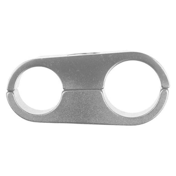 Offset -06 AN to -08 AN Hose Separator, Clear