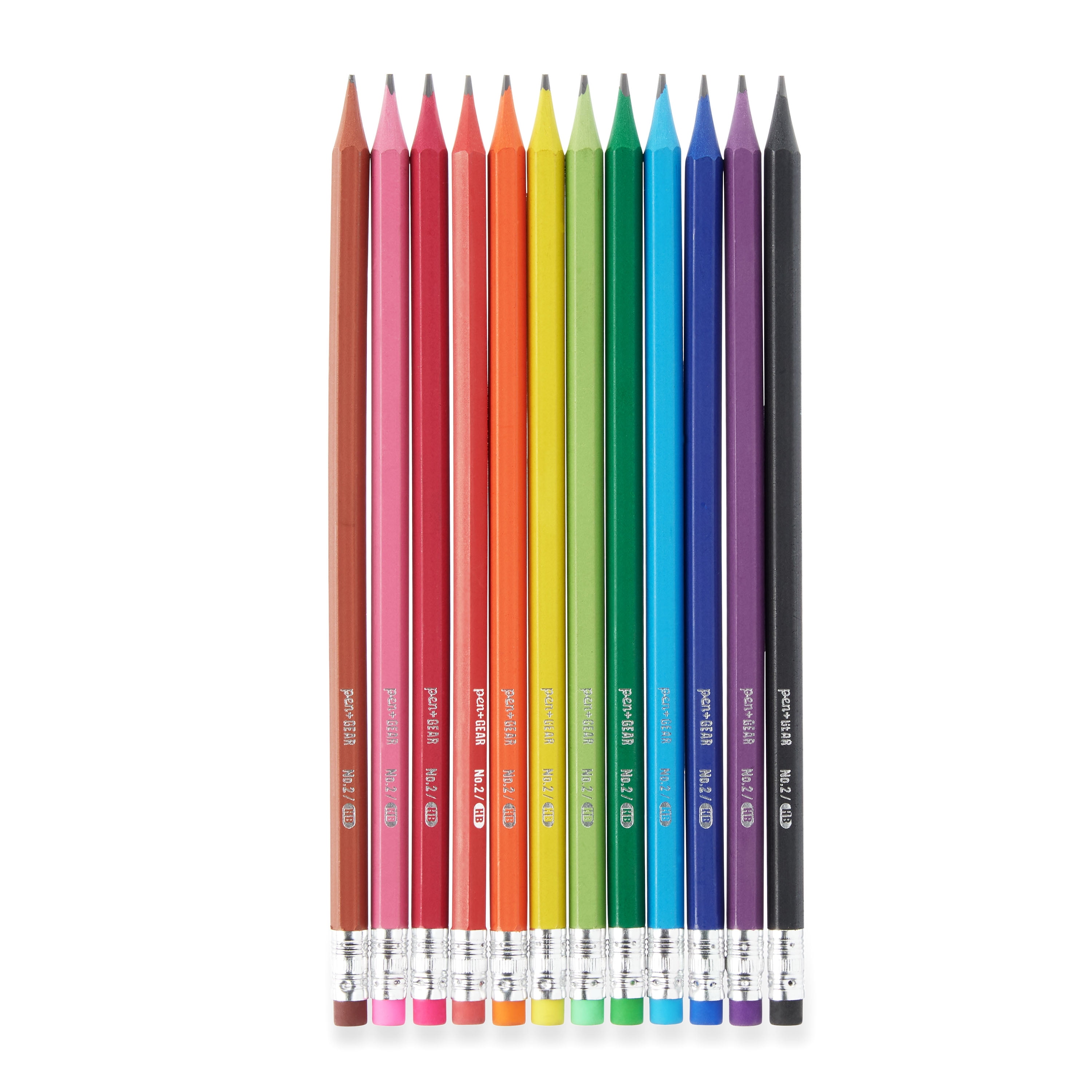 Pen + Gear: 12 Sharpened Colored Pencils ~ Non Toxic ~ Assorted