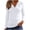 04# White, variant on Women Oversized Tops Cowl Neck Blouse Long Sleeve Loose Top Side Ruching Casual Tunic Flowy Fit Soft Knit for Fall Winter Daily Wear S-2XL