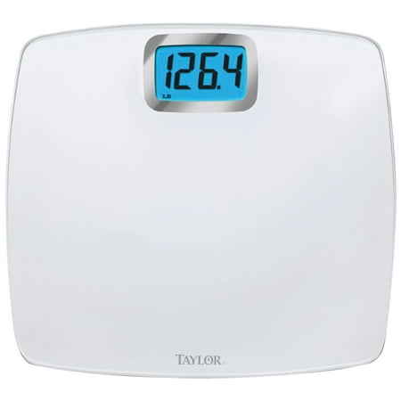 Taylor Precision Models - Taylor Precision Products 75284012 Oversized Digital Glass Bath Scale (white)